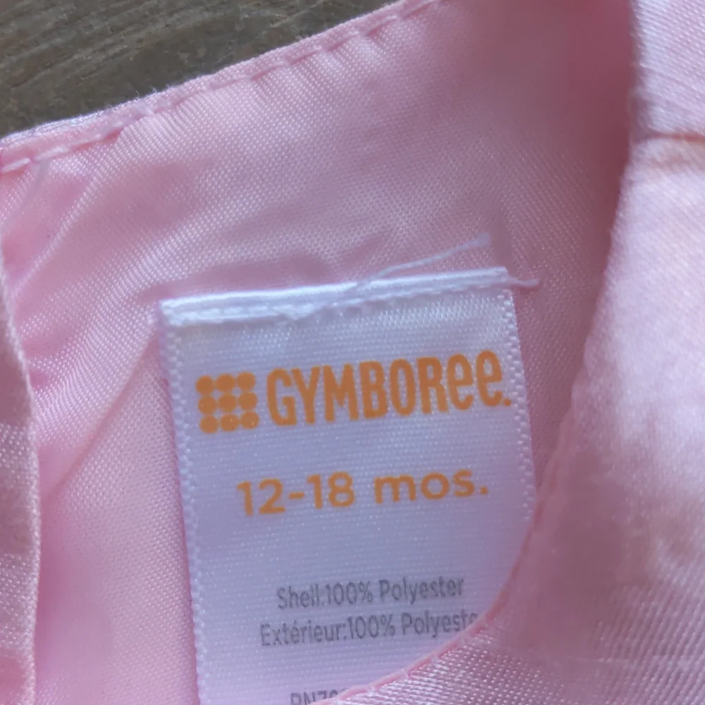 12-18 month Gymboree pink layered tulle lined dress